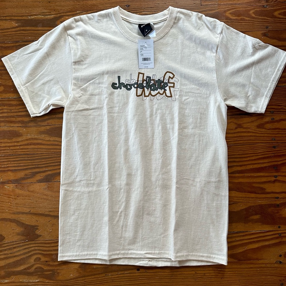 Chocolate Skateboard Promo Skate Tan T-Shirt Size M